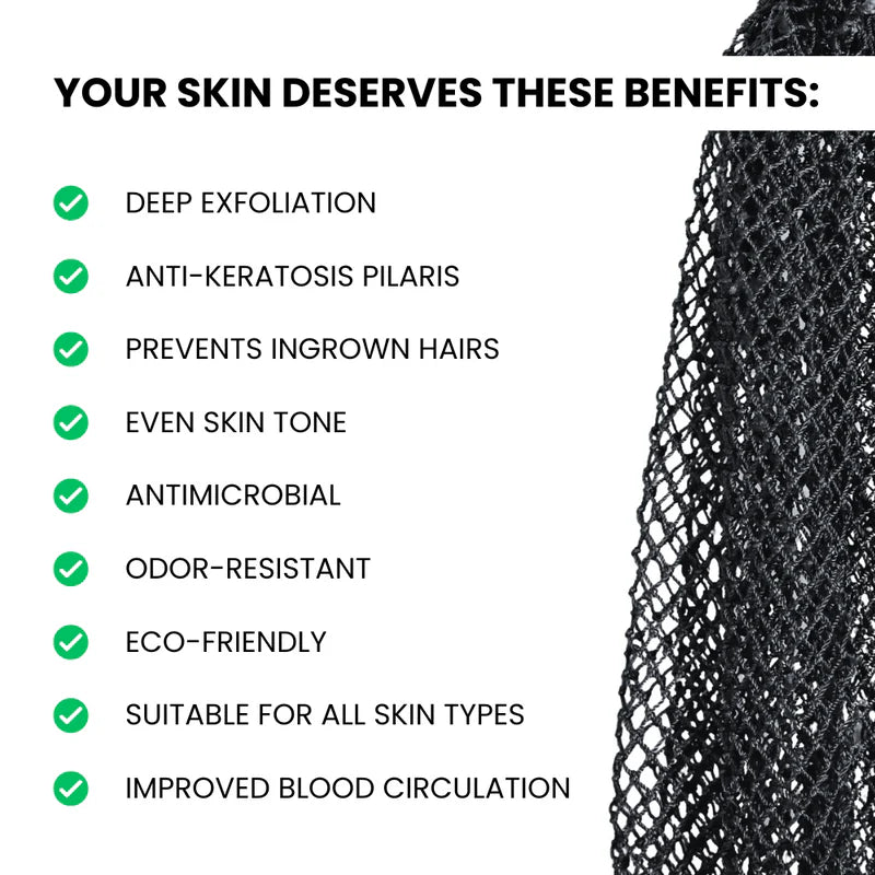 African Exfoliating Net Sponge